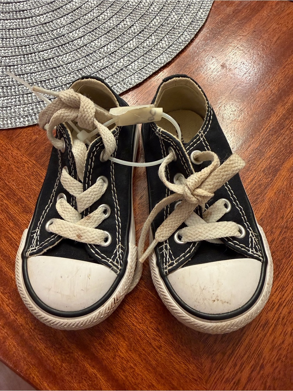 Toddler/Infant Black Converse